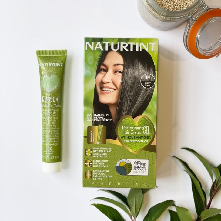 Permanent Hair Color - 1N Ebony Black 1 Box