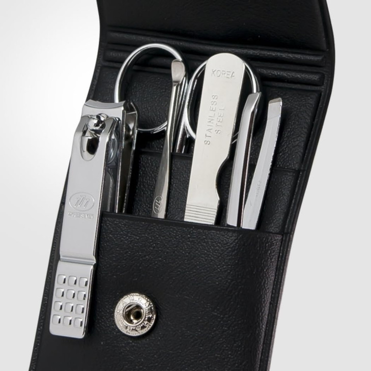 Korean Nail Clipper! World No. 1 Three Seven (777) Travel Manicure Grooming Kit Nail Clipper Set Made in Korea, Since 1975