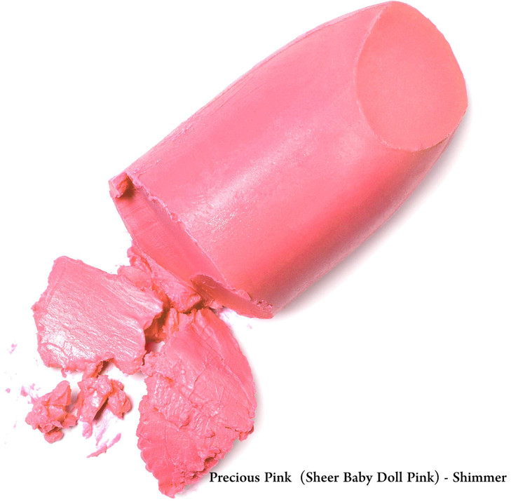 Mom's Secret Natural Lipstick, Organic, Vegan, Gluten Free, Cruelty Free, Made in the USA, 0.12 oz. (Precious Pink)