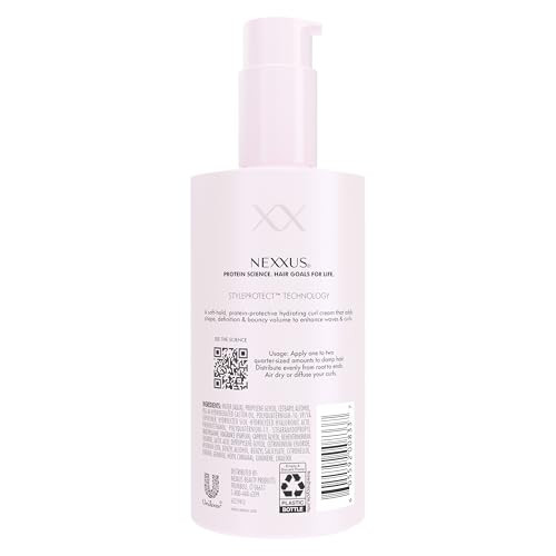 Nexxus Styling Curl Define Curl Cream Climate Control Gel Cream Hair Cream Powered by STYLEPROTECT Technology 8 fl oz