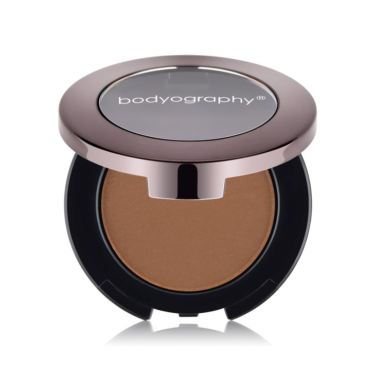 Bodyography Expressions Eye Shadow  Truffle (Dark Brown (Matte)), Multi-Functional, Long-Wearing Powder for Eyes, Cheeks & Brows, Buildable, Silky F