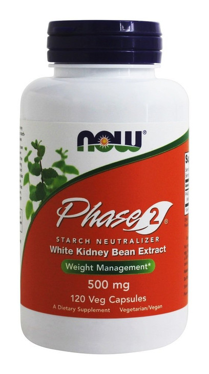 NOW Foods, Phase 2 Starch Neutralizer, 500 mg, 120 Veg Capsules