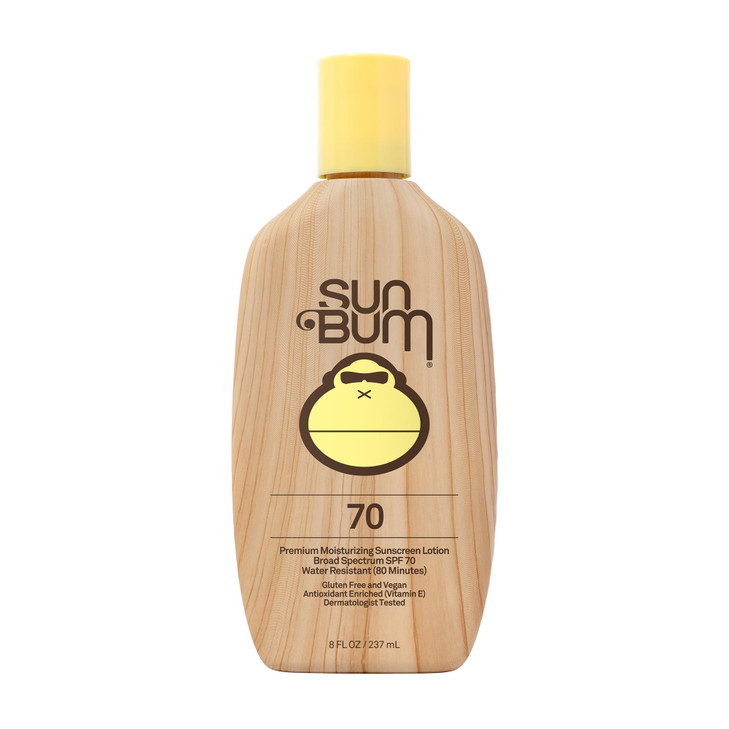 Sun Bum Original SPF 70 Sunscreen Body Lotion - Broad Spectrum Moisturizing Sunscreen with Vitamin E - Hawaii 104 Act Compliant (Made without Octinox