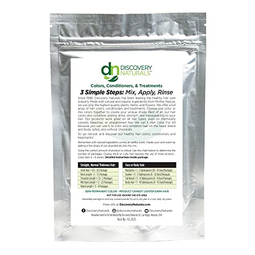 Red Henna Hair Color For All Kit | 100% All Natural Hair Dye & Beard Dye Powder (Ginger Natural Red) Organic, Herbal & Vegan Chemical & Cruelty Free