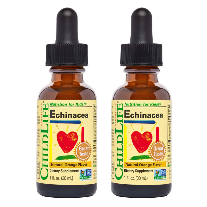 CHILDLIFE ESSENTIALS Echinacea for Kids - Kids Echinacea Drops, Liquid Tincture, Alcohol Free Supplement for Babies, Toddlers, Children - Natural Ora