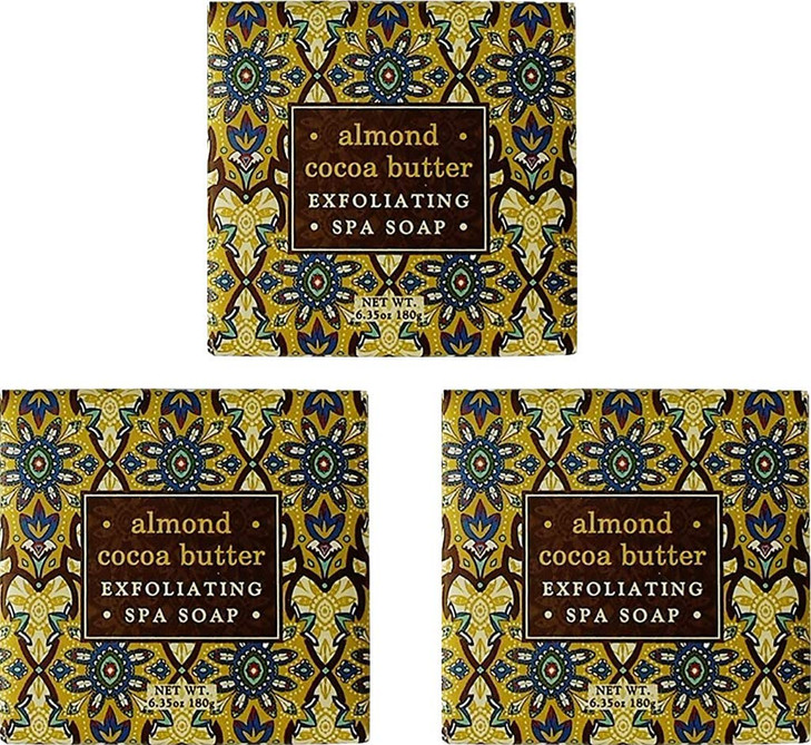 Almond & Cocoa Butter Exfoliating Spa Soap by Greenwich Bay Trading Co.