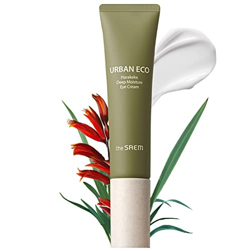 THESAEM Urban Eco Harakeke Deep Moisture Eye Cream 1.01oz. - Vegan Under Eye Cream with Harakeke Root Extract - Calms Puffiness - Reduces Fine Lines