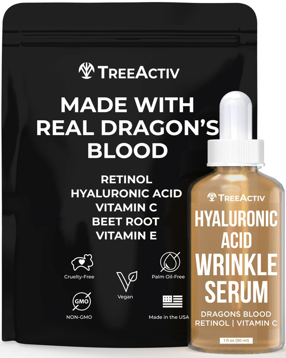 Hyaluronic Acid Wrinkle Serum, Vitamin C Serum for Face with Hyaluronic Acid, Retinol Serum for Face for Skin Elasticity, Fine Lines, and Dark Spots,