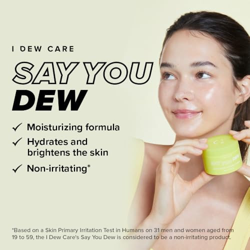 I DEW CARE Vitamin C Face Moisturizer - Say You Dew | Korean Skin Care Routine Panthenol, Niacinamide, Non-irritating, Hydrate and Illuminate Glass S