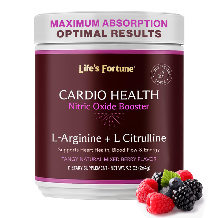 Life's Fortune 5000mg L- Arginine Supplement Powder & 1000mg L-Citrulline, High Potency Nitric Oxide Health Booster, Endurance, Workout Performance,
