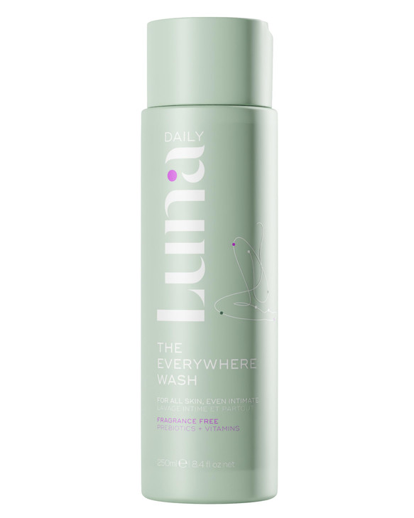 Luna Daily Feminine Wash, Fresh Jasmine & Ylang Ylang Scent | pH-Balanced Body Wash for Women | Moisturizing Aloe Vera & Prebiotics | Sensitive Daily