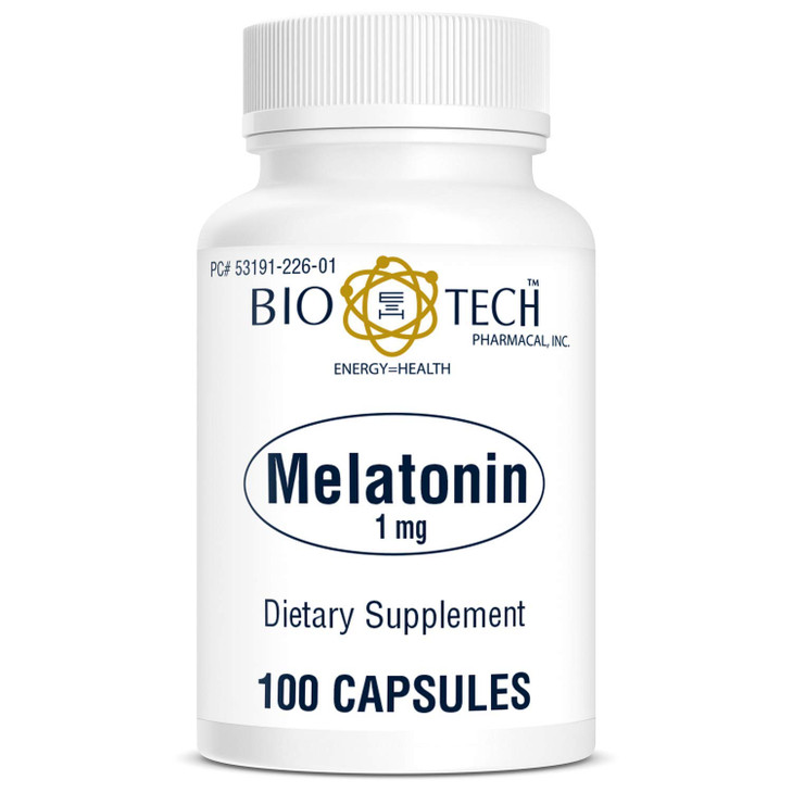 Bio-Tech Pharmacal Melatonin (1mg, 100 Capsules)