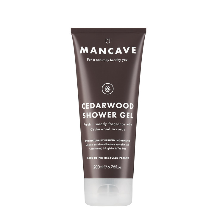 ManCave Natural Cedarwood Shower Gel 200ml