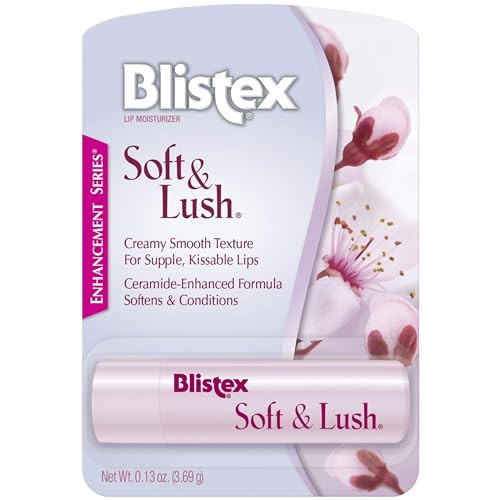 Blistex Soft & Lush Lip Balm, 0.13 oz (Pack of 4)