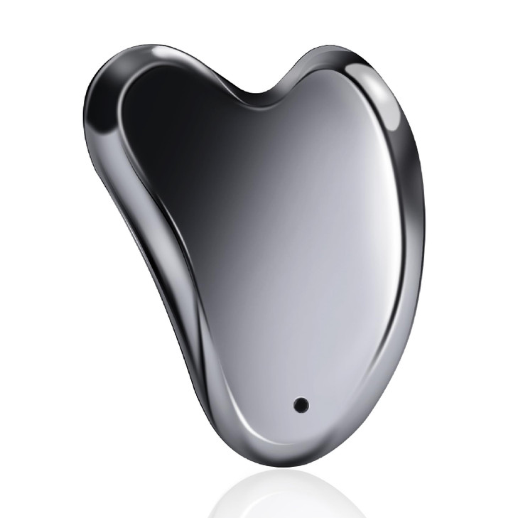 Terahertz Gua Sha Facial Tools Stone for Enhanced Lymphatic Drainage, Reduced Puffiness, Relieved Facial Tension  100% Natural Terahertz Stone Gua S