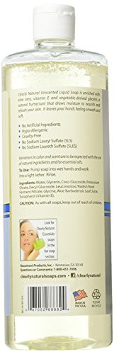 Clearly Natural Liquid Unscented Refill Hand Soap, 32 Ounce