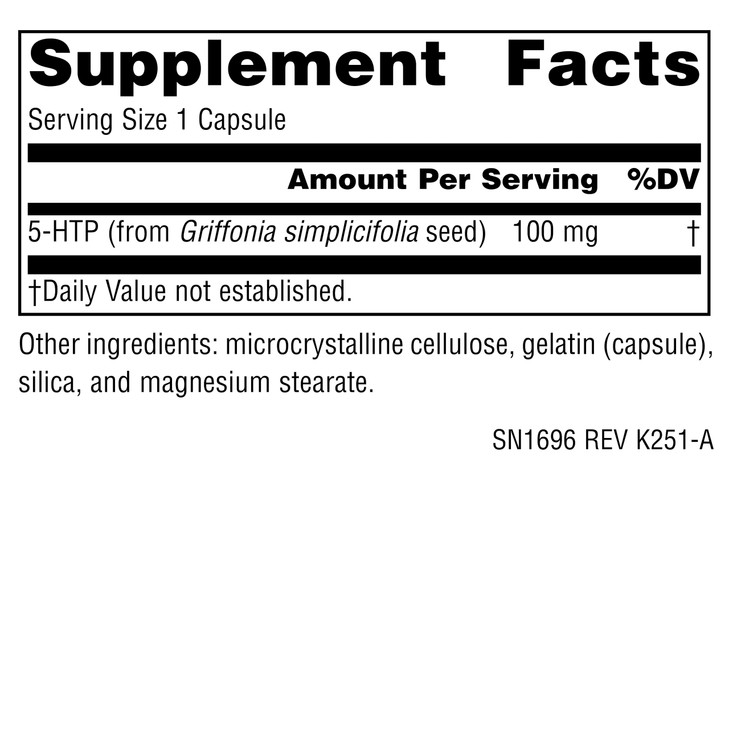 Source Naturals Serene Science 5-HTP, Balanced Mood* - 100 mg - 120 Capsules