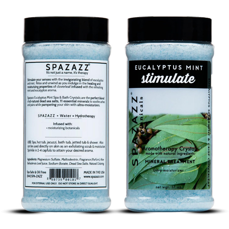 Spazazz Eucalyptus Mint Spa and Bath Crystals