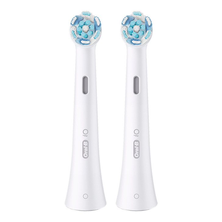 Oral-B iO Series Ultimate Clean Electric Toothbrush Replacement Brush Heads for an Oral-B Electric Toothbrush, 2 Count, White