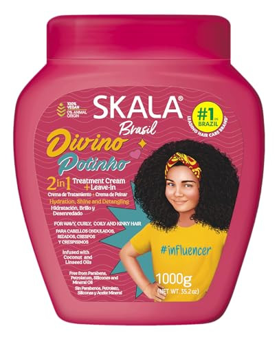 SKALA - Expert - Creme de Tratamento 2 em 1 Crespinho Divino 1 Kg - (Divine Little Curls 2 in 1 Treatment Cream Net 33.81 Oz)