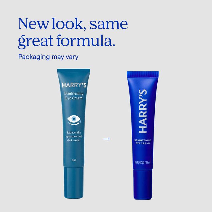 Harry's Brightening Under Eye Cream for Dark Circles, 0.5 Fl Oz, 2 Pack