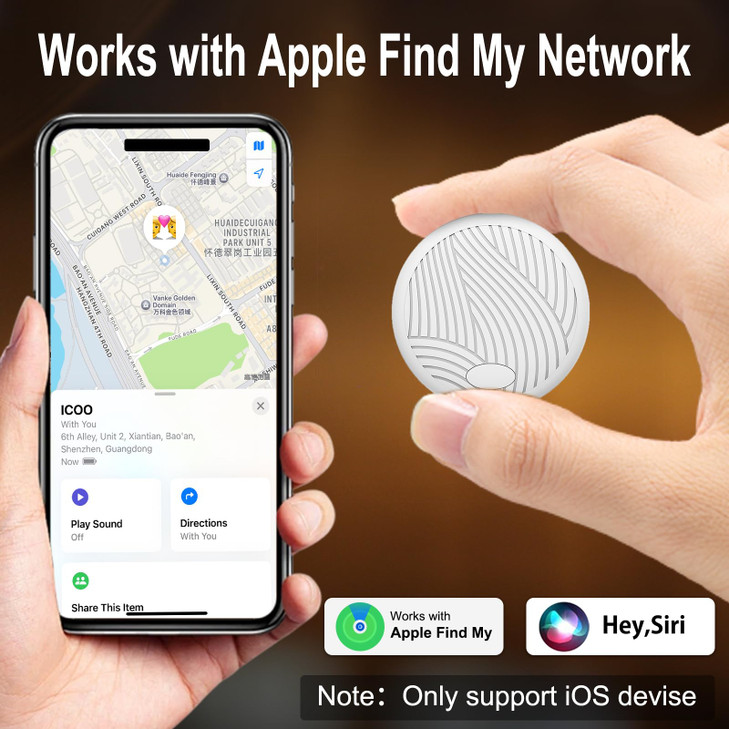 Remote Finder with Soun,Trackers Works with Apple Find My (iOS Only) is Perfect for locating Keys, Luggage, Backpacks, and Pets. These Item Finders F