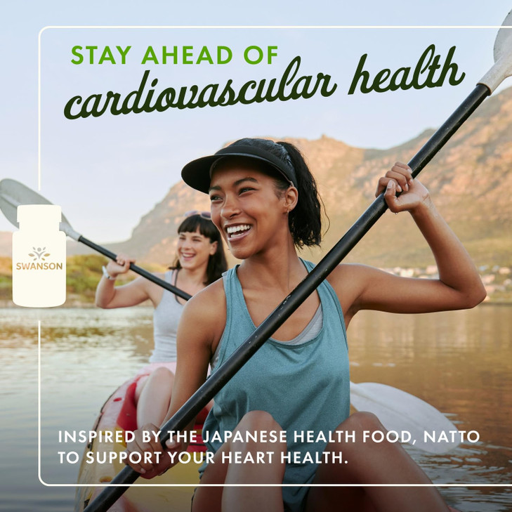 Swanson Triple-Strength Nattozimes 195 Milligrams/6750 Fu 60 Veg Capsules Enzyme