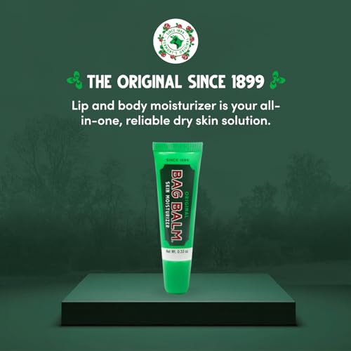 Bag Balm Original On-the-Go Lip Balm Tubes for Chapped Lips, Dry Hands, Skin Irritations and More - 0.33oz, 6 Pack
