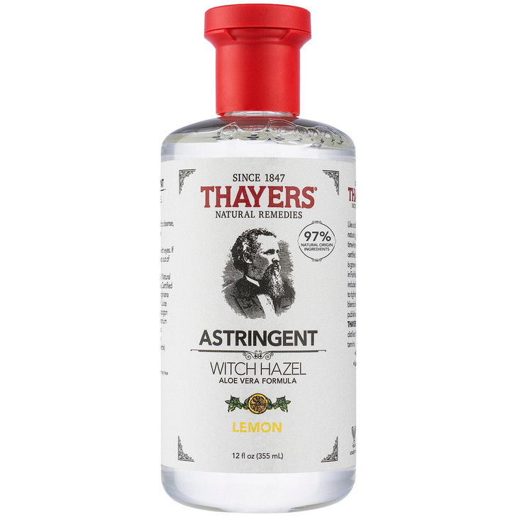 Thayer's Witch Hazel Products astringent with aloe vera formula, Clear, 12 Fl Oz