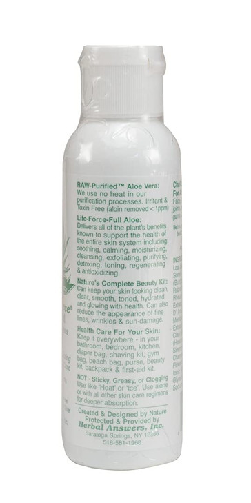 HERBAL ALOEFORCE THE SKIN GEL 4OZ. BOTTLE