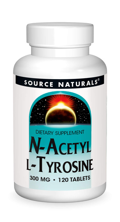 Source Naturals N-Acetyl L-Tyrosine Dietary Supplement - 120 Tablets