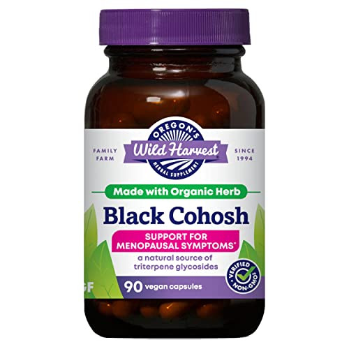 Oregon's Wild Harvest Black Cohosh Organic Herbal Supplement, 90 Count