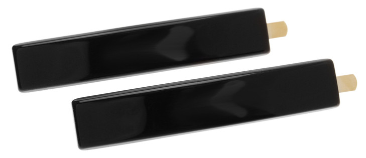 France Luxe Mod Bobby Pin Pair - Black