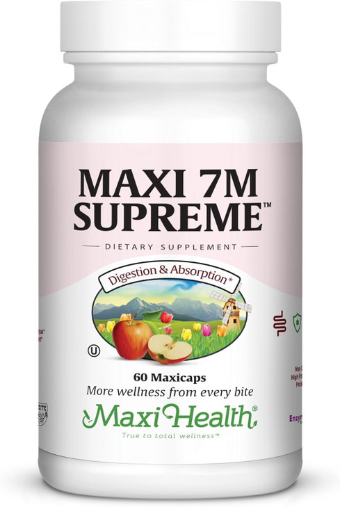 Maxi Health 7M Supreme High Potency Probiotic Acidophilus Formula, 60 Count