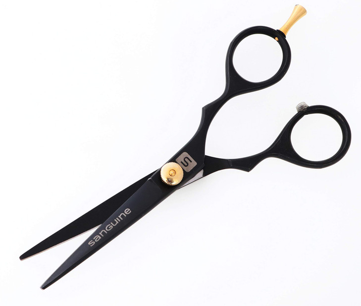 Professional Mustache Scissors, Beard Trimming Scissors, Japanese Moustache Scissors - Extremely Sharp - 5" (13cm) + Presentation Case, Comb and Tip