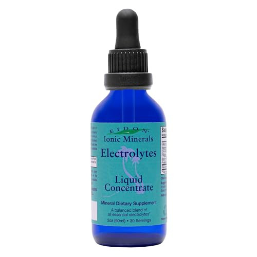 Eidon Liquid Electrolytes - Liquid Electrolyte Drops, Ionic Mineral Supplement to Add to Water, Balances Electrolyte Equilibrium, Sugar Free Unsweete