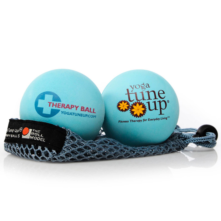 YOGA TUNE UP® Therapy Balls in Tote by Tune Up Fitness - Massage Balls for Trigger Point, Pressure Point & Myofascial Release - Use as Single or Pean
