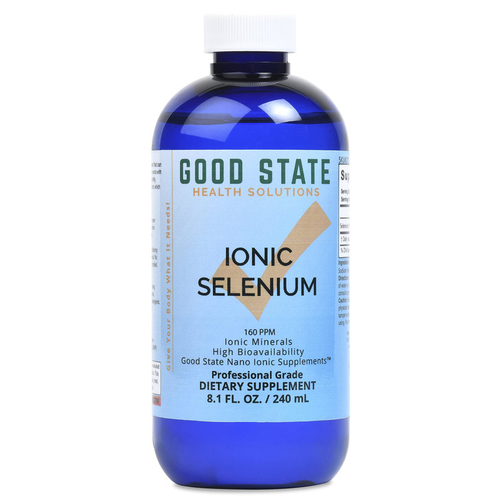 Good State | Liquid Ionic Selenium | Superior Cellular Absorption | Boosts Immune System | Helps Break Down and Reduce Toxic Metals | 96 Servings | 8