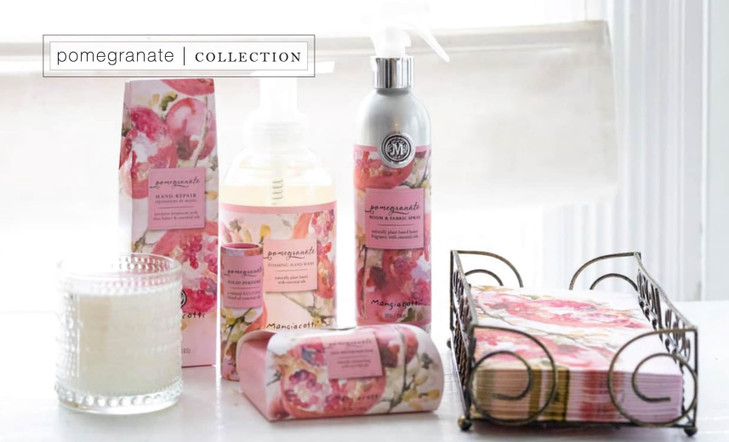 Mangiacotti Hand Repair Cream  Shea Butter & Chamomile, Fast-Absorbing Moisturizer for Dry Hands, Made in USA, 1.8oz, Pomegranate