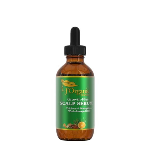 J'Organic Solutions Growth-Plus Scalp Nourishing Oil (4 Oz)