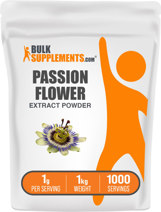 BulkSupplements.com Passion Flower Extract Powder - Passion Flower Supplement, Herbal Supplement - Gluten Free, 1g per Serving, 250g (8.8 oz) (Pack o