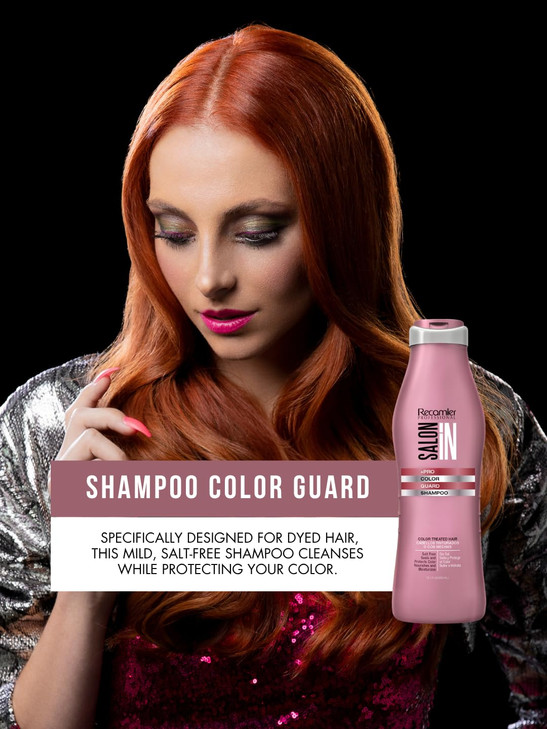 Salon In Recamier Color Guard Pro Shampoo  Enhances & Protects Colored Hair, 10.1 Fl Oz