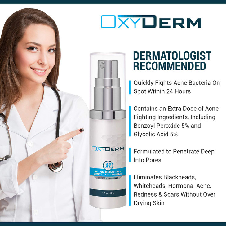 Acne Spot Treatment- Overnight Pimple Treatment for All Skin Types without Over Drying your Skin. Removal for Inflamed Blackheads, Whiteheads, Cystic