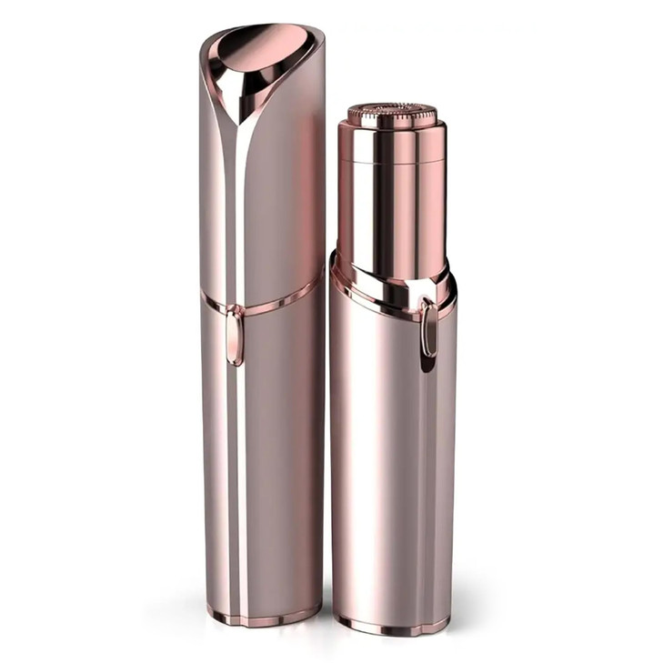 Facial Hair Removal for Women: Electric Hair Removal Device - Rechargeable Painless face Razor for Chin Upper Lip Peach Fuzz with Light (Pink)