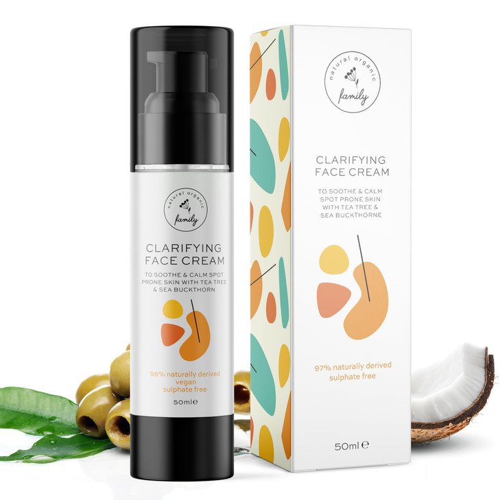 Skin Care for Teenage Boys and Girls - Teen Moisturizer for Face with Tea Tree - Organic Face Cream for Oily Skin - Daily Acne Treatment for Teenager