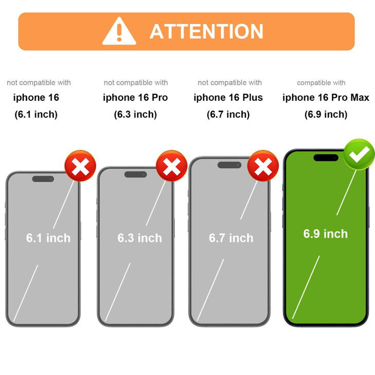 Vaburs Compatible with iPhone 16 Pro Max Case Wallet with Credit Card Holder, Flip Premium PU Leather Magnetic Closure Shockproof Protective Cover 6.