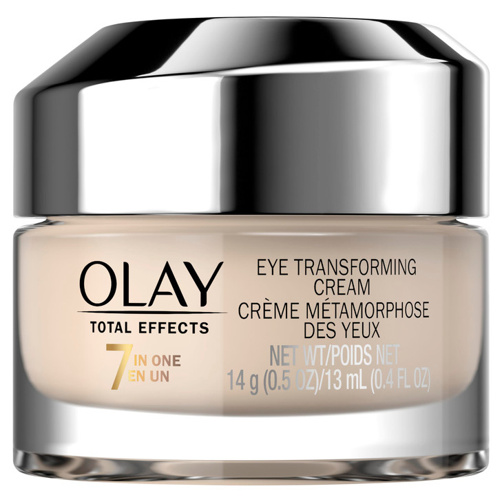 Olay Eye Cream, Total Effects Anti-Aging Treatment, 7-in-1 Hydrating, Evens Tone, Brightens, Smooths Line Lines, Minimizes Look of Pores, Firms, Redu