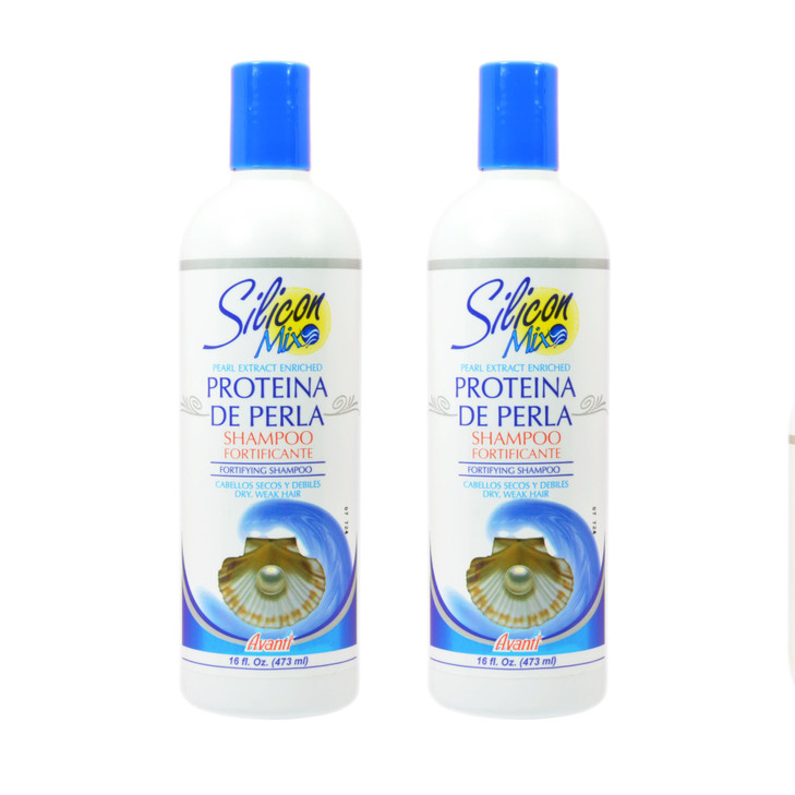 Silicon Mix Proteina De Perla Shampoo 16oz "Pack of 2"