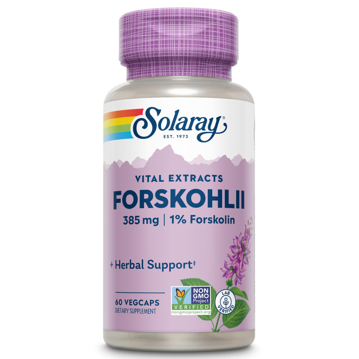 SOLARAY - Forskohlii, 385 mg | 60 Capsules