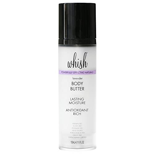 Whish Beauty Body Butter for Women - Moisturizing Body Lotion for Dry Skin - Antioxidant-Rich with Shea Butter, Aloe, & Raspberry Butter - Paraben &